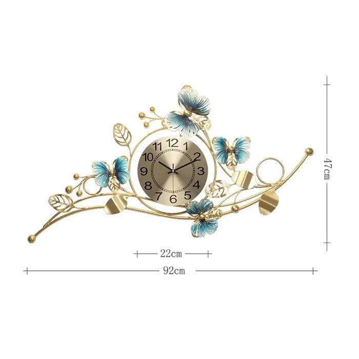 Horloge murale Design moderne Vintage or élégant Simple horloge murale classique Unique Relogio numé