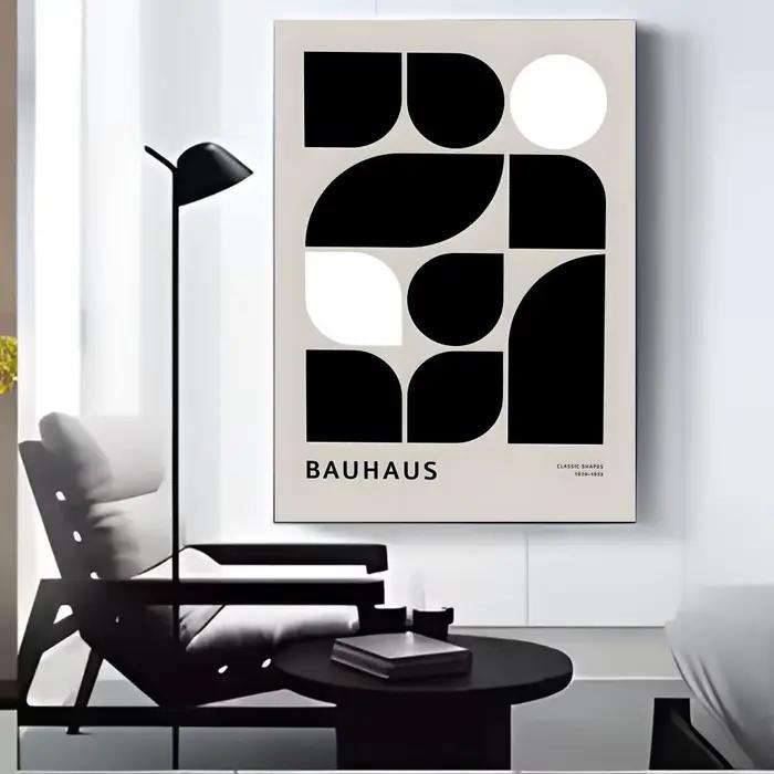 Peinture moderne de Style noir et blanc, calligraphie, toile imprimée HD, affiche murale d'art, Phot