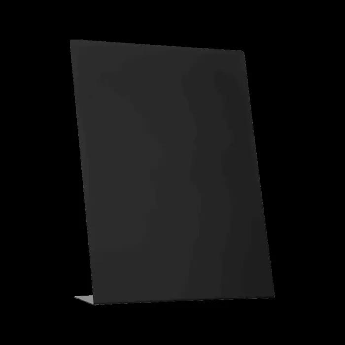 Tableau magnétique en acier inoxydable à design DIY, support vertical en forme de L, tableau mémo mé