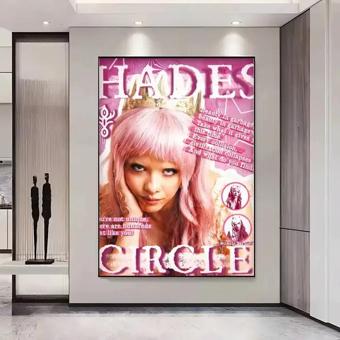 Affiche décorative murale Singer Melanie Martinez Hades 2026 pour salons, chambres, bars et cafés, c