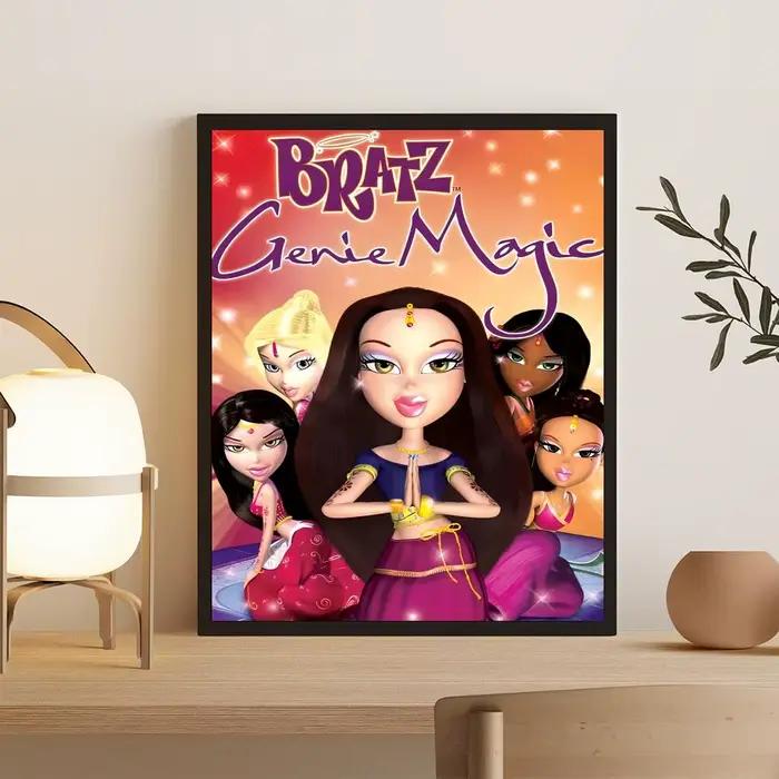 Affiche B-BratzS à la mode, autocollante, impression artistique élégante, décoration murale pour la