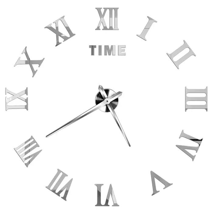 Grande Horloge Murale 3D Sans Cadre, Décoration de la Maison, Salon, Chambre à Coucher, Bricolage