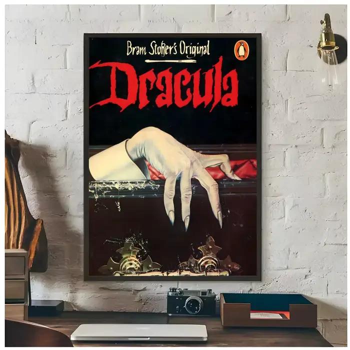 Affiche gothique d'horreur D-Dracula, décoration artistique haut de gamme et cadeau pour la maison,