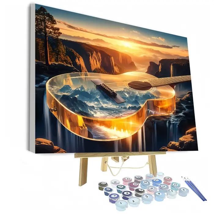 Peinture par numéros, pour adultes et enfants, débutants à nombres avancés, Kits de bricolage de pei