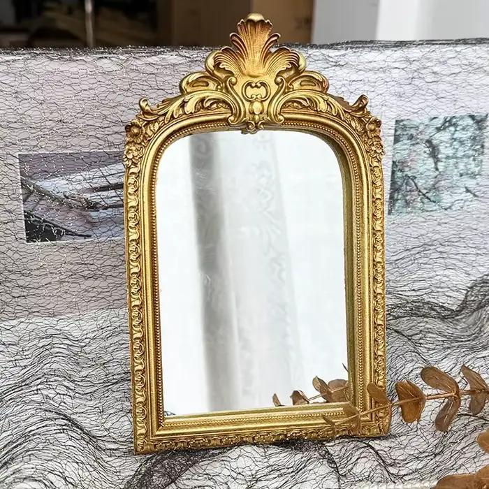 Cadre Photo en résine rétro, miroir de maquillage pour chambre à coucher, bureau, cadre Photo frança