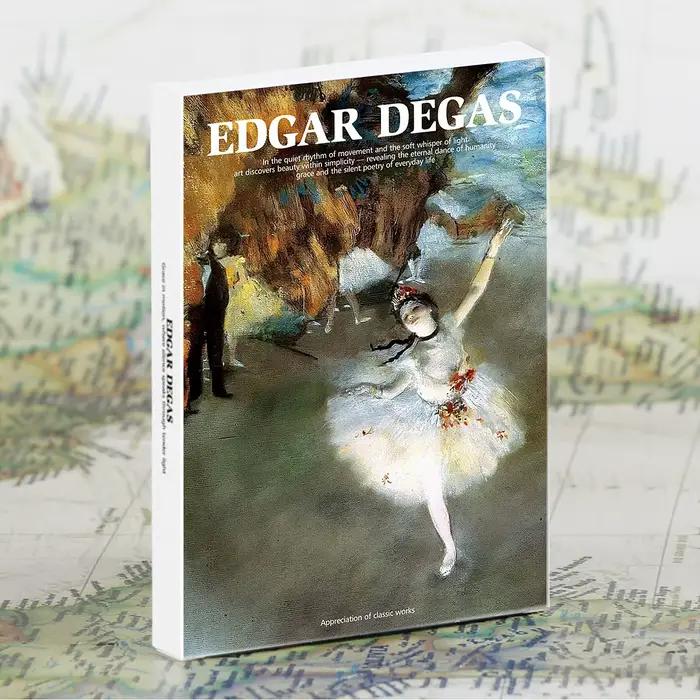 30 pièces/ensemble Edgar Degas peinture à l'huile carte postale-danseur de Ballet classique français