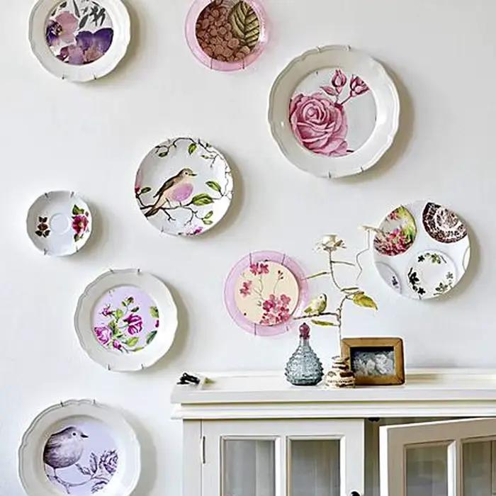 10 paquets de supports de plaques murales de 6 pouces, 5 à 7 pouces, 10 paquets de crochets muraux c