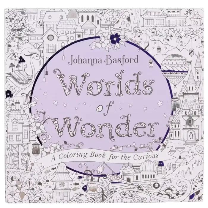 Version anglaise Worlds of Wonder Wonderful World Coloring Book Adult Decompression Graffiti Paintin