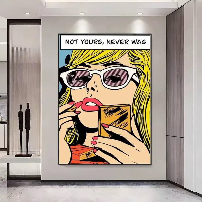 Affiche d'art R-Roy L-Lichtenstein, affiches HD auto-adhésives imperméables idéales pour la décorati
