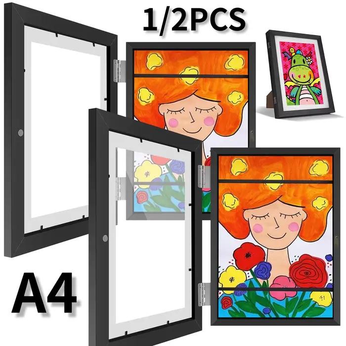 Cadres artistiques pour enfants, cadre magnétique ouvert sur le devant, modifiable, pour affiche, Ph