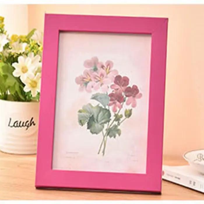 Cadre photo simple et coloré multi-tailles pour dessins, support de présentation artisanal DIY pour