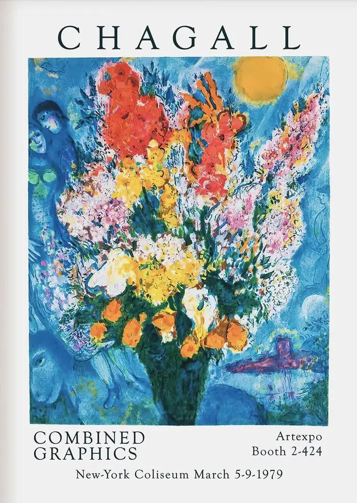 Affiche de la série artistique Marc Chagall, toile imprimée, images de maison pour salon et chambre