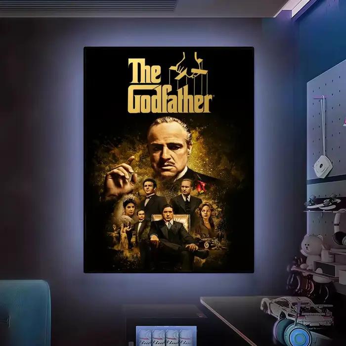 Affiche du film t-le parrain, polyvalente, HD, étanche, décoration murale auto-adhésive pour n'impor