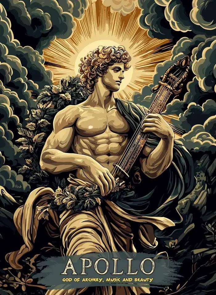 Affiches rétro de Portrait d'art de la mythologie grecque classique, imprimés, peinture sur toile, t