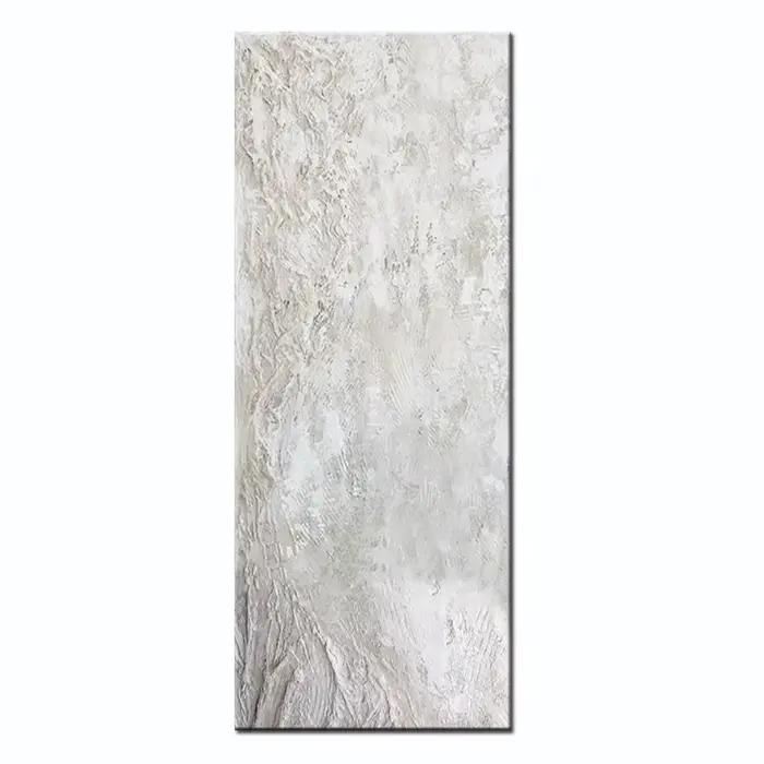 Peinture murale abstraite texturée minimaliste, peinture sur toile peinte à la main, peinture à l'hu