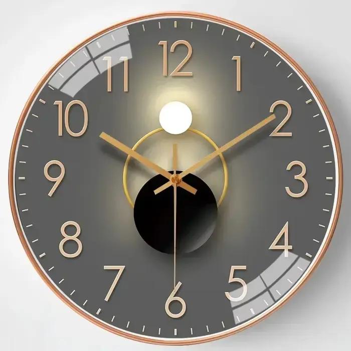 Horloge murale originale silencieuse sans tic-tac, fonctionne à piles, pour salon, chambre à coucher