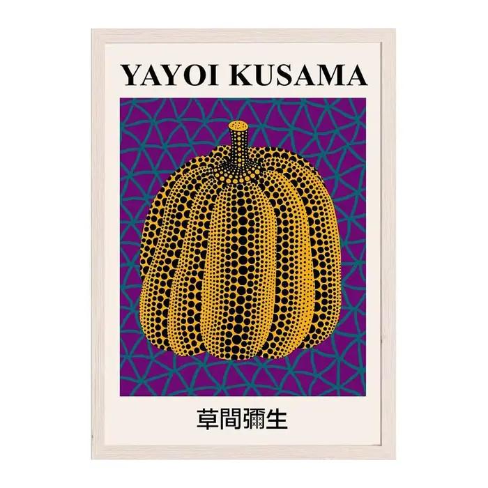 Yayoi Kusama – peinture sur toile, affiche d'art abstrait japonais et tableau d'art mural imprimé po