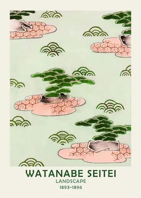 Affiche d'art japonais vintage, Hokusai Ohara Koson, affiche murale imprimée, décoration de la maiso