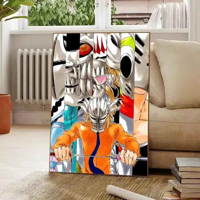 B-Bleach Urban Vibe Poster Décoration murale autocollante HD de qualité supérieure – à peler et coll
