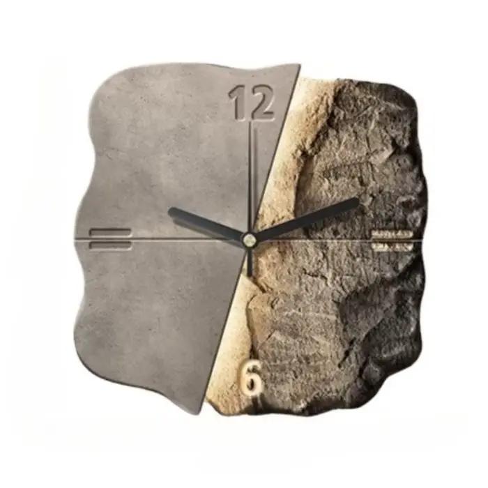Horloge murale de luxe, grand salon, montres modernes, ornements de pièce élégants, accessoires de d