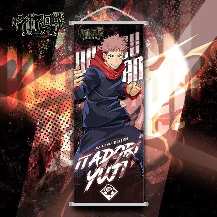 Jujutsu Kaisen – peinture suspendue à Long défilement, affiche Gojo Satoru, produits animés, ornemen