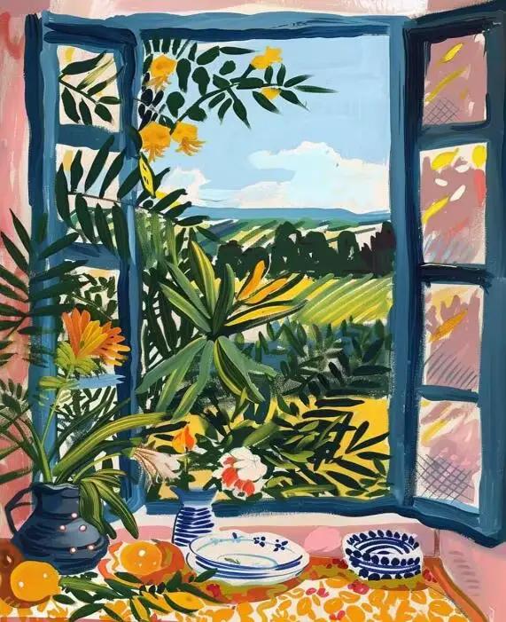 Henri Matisse – peinture de fenêtre ouverte, affiche imprimée pour salon, décoration de maison, pein