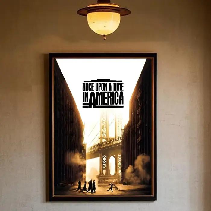 Affiche de film collant il était une fois en amérique, art HD, mur collant, étanche, maison, salon,