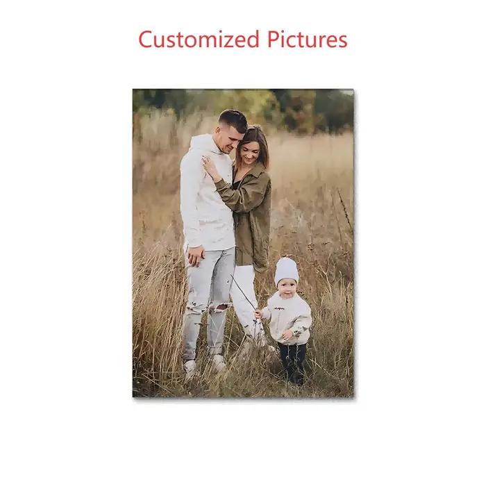 Affiche en toile personnalisable avec cadre, personnalisation de votre Photo, cadeau parfait pour le