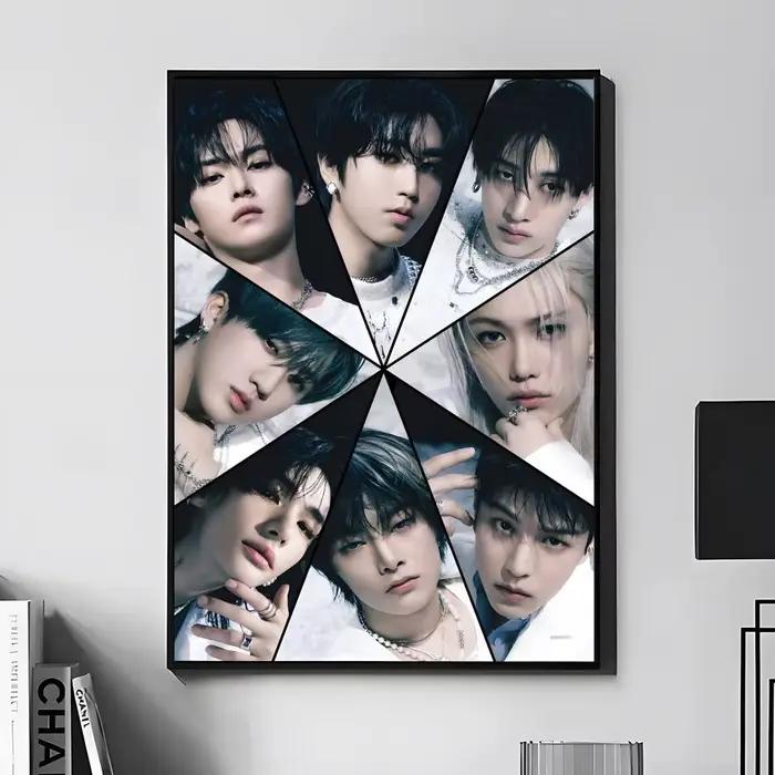Affiche murale de groupe de garçons S-Stray K-Kids-S, impression artistique adaptée au salon, chambr