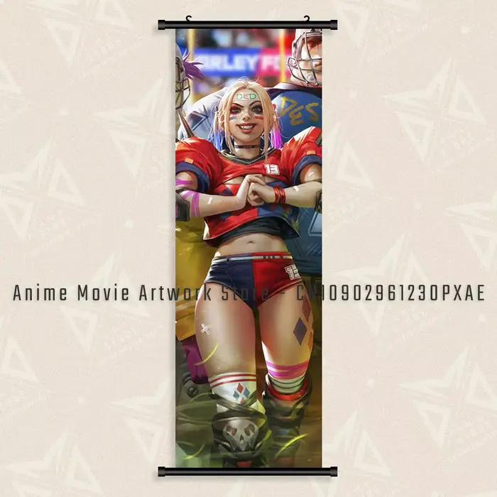 DC Comics Joker Suicide Squad Harley Quinn toile impression suspendue peinture mur Art affiche décor