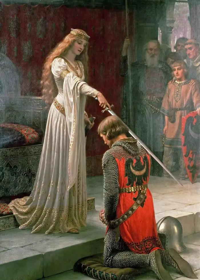Affiche de portrait de femme pré-Raphaëliste, Lady Godiva, soirée d'été, peinture sur toile, art mur