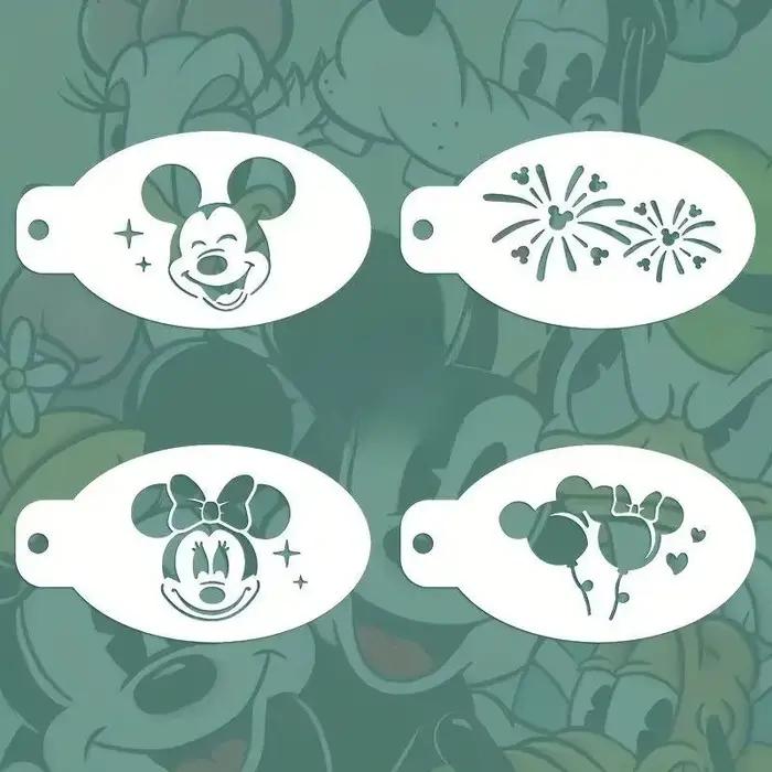 Pochoir peint Disney Mickey Minnie Mouse, créatif, haute valeur, bricolage, motif creux éducatif pou