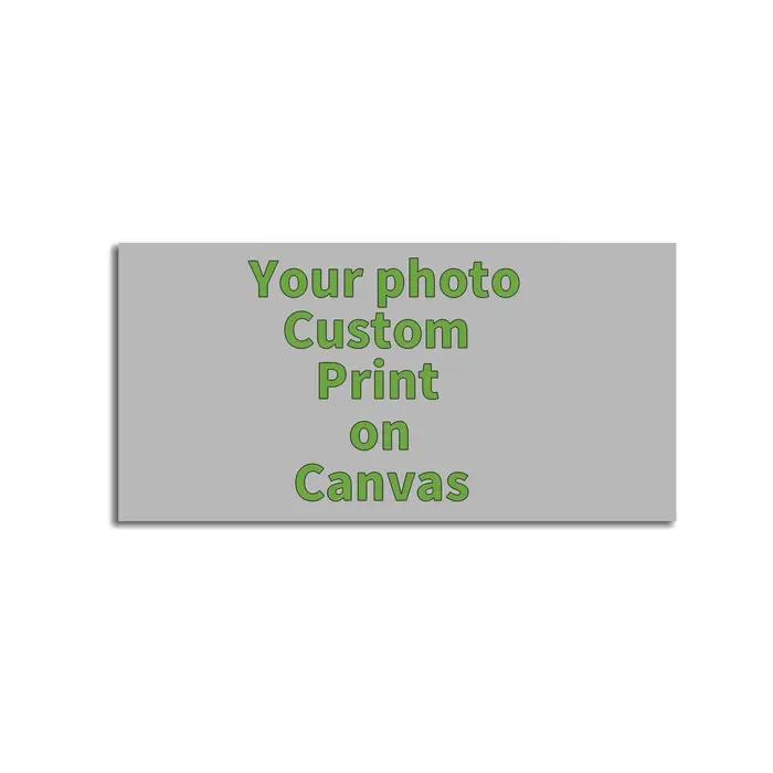 Grande impression sur toile personnalisée horizontale, photo personnalisée pour la vie de famille, l