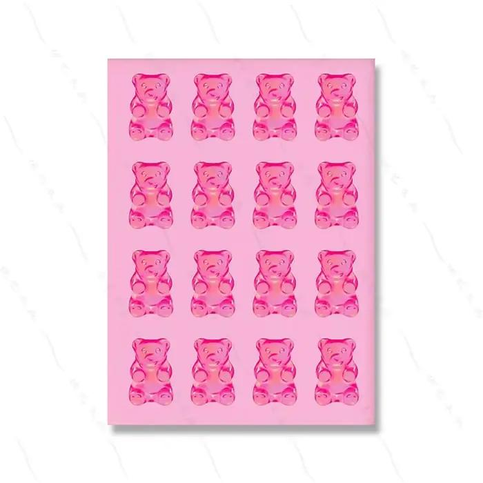 Affiche abstraite colorée imprimée pour murs, décor artistique Dopamine tendance, rose vif, peinture