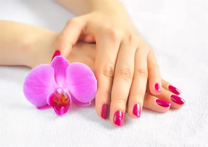 Affiche d'art moderne de style nordique pour salons de beauté et de manucure — Nail art et maquillag