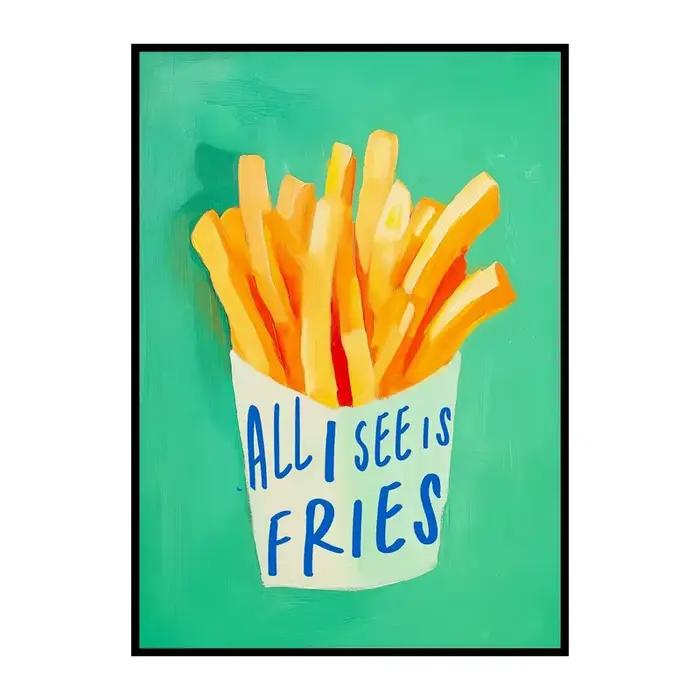 Affiche de fruits et vin alimentaires, peintures sur toile, Pizza, pâtes, avocat, Sushi, images d'ar