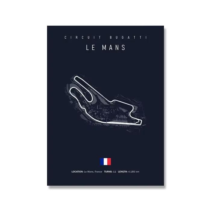 Affiche de Circuit F1, île Inpu Jerez catalonie Sepang, Circuit de cirque International, peinture su