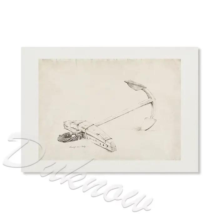 Vintage Seas550Print Antique Voilier Peinture Toile Affiche, Retro Nautique Gallery Wall, Manage Mel