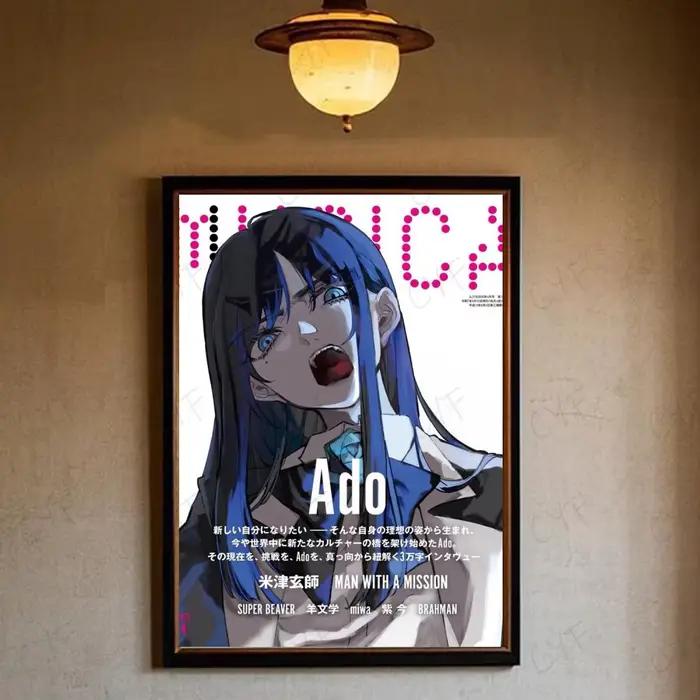 Affiche de chanteur a-do, Art mural de haute qualité pour la maison, le bureau, la chambre à coucher