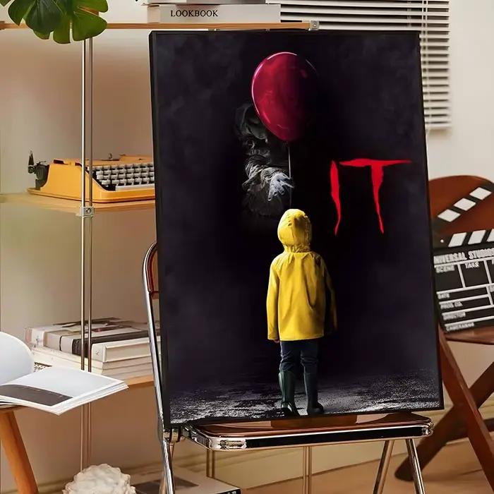 Affiche I-IT du film d'horreur Art mural de haute qualité pour maison, bureau, chambre à coucher