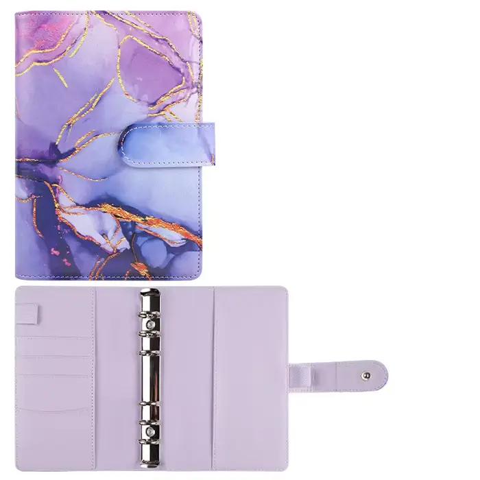 Horizon Purple Marble avec Calculator Money Budget License, Zipper Enveloppes, Enveloppes pour la bu