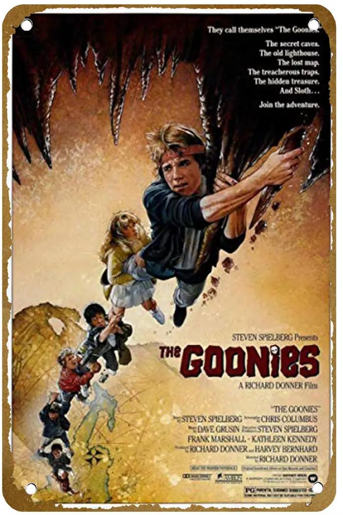 Affiche de film The Goonies, signe en métal Vintage, Logo, Club familial, Bar, café, chambre à couch