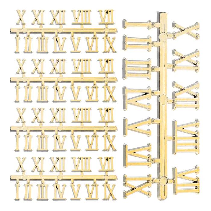 Kit de chiffres d'horloge, 5 ensembles, résistant à l'usure, pratique, longue durée d'utilisation, p