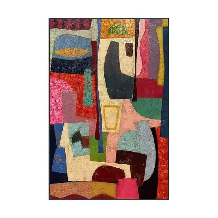 Affiche de Style Picasso imprimée, abstraction géométrique colorée, peinture sur toile, tableau d'ar