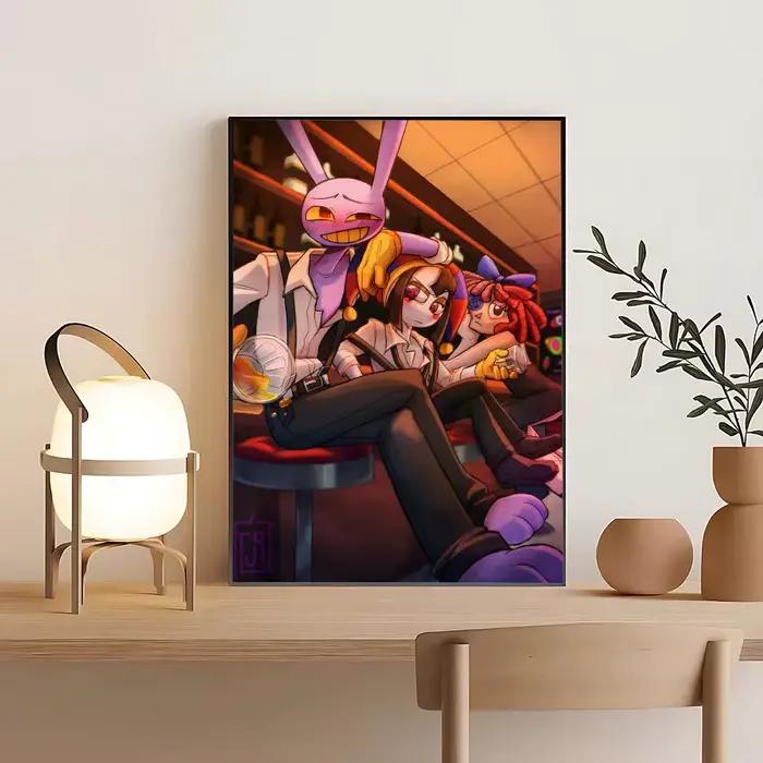 Affiche murale F-FNAF, peinture artistique, décoration de la maison, impression pour la décoration d