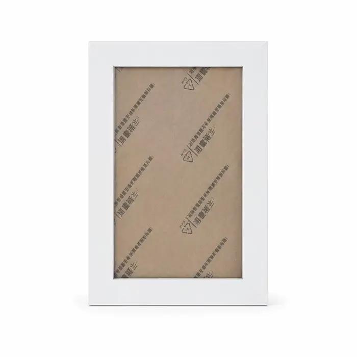 Cadre photo en bois de 6 pouces, chêne clair, noyer foncé, pour souvenirs de famille, décoration de