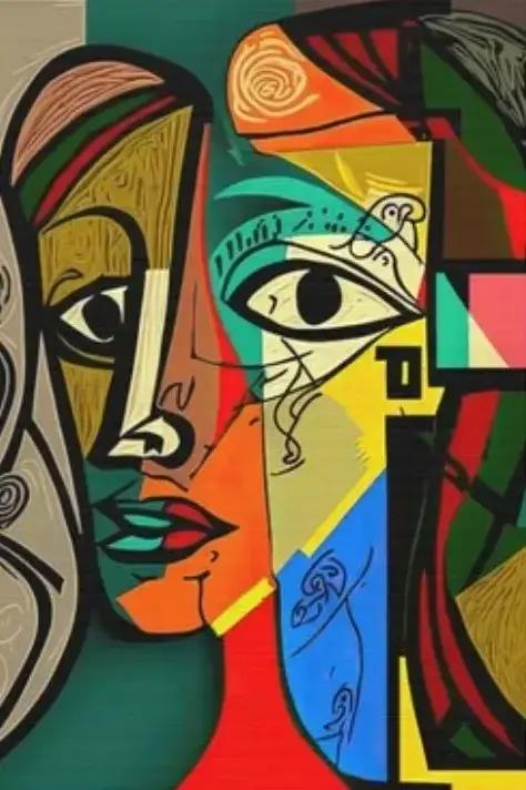 Art mural abstrait scandinave, peintures sur toile cubistes, figurines Picasso, affiches imprimées,