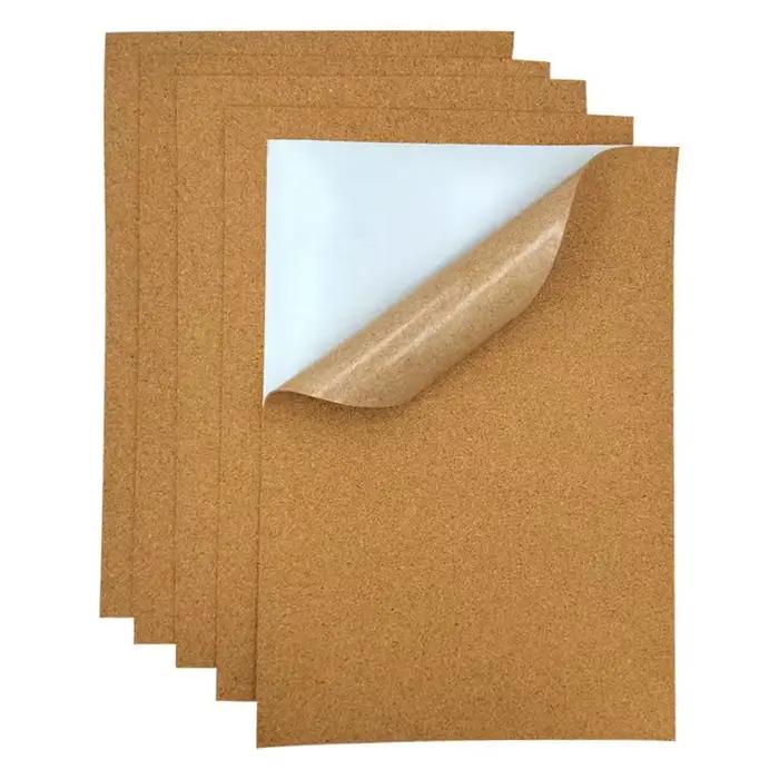 Lot de 2/4/8 panneaux en liège 11,81 x 8,27 pouces, blocs de liège rectangulaires marron de 2 mm d'é