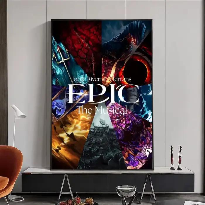 Affiche musicale épicée, autocollant mural imperméable, auto-adhésif, Art HD, décoration de chambre