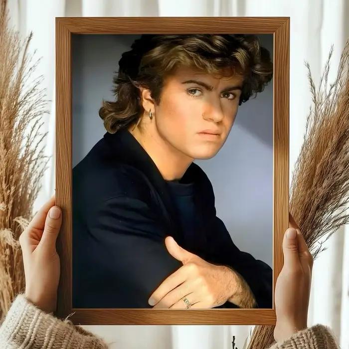 Peinture calligraphique Singer G-George Michael, toile imperméable, sans plis, à suspendre au mur, p